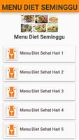Menu Diet Seminggu ภาพหน้าจอ 1