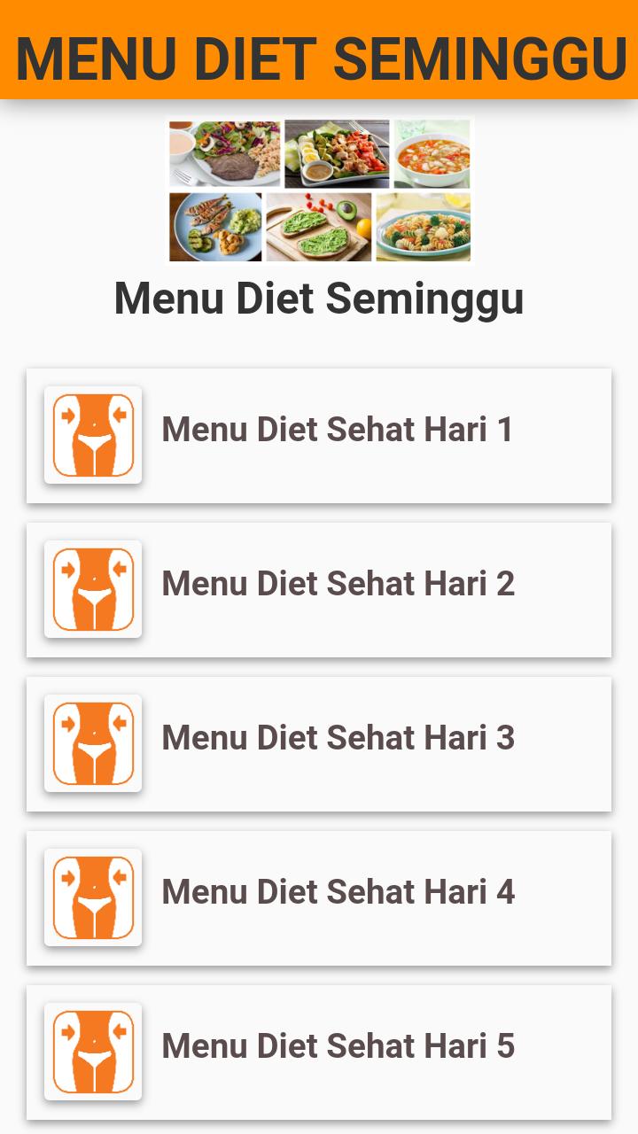 Menu Diet Seminggu For Android Apk Download