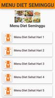 Menu Diet Seminggu capture d'écran 1