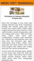 Menu Diet Seminggu ภาพหน้าจอ 2