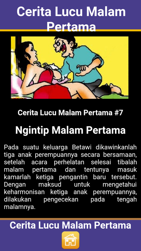 Cerita Lucu Malam Pertama für Android APK herunterladen