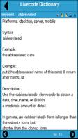 LiveCode Dictionary تصوير الشاشة 2