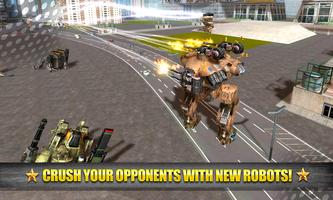 Robots Action Road Fight 3D capture d'écran 2