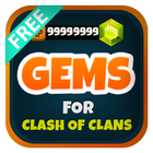 Gems For Clash of Royale joke ícone