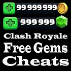 Free Gems Clash Royale Cheats icône