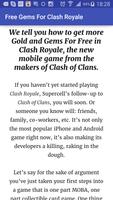 Free Gems Clash Royale Cheats capture d'écran 2