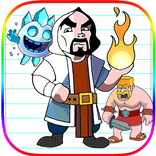 Coloring Clash Royale Characters