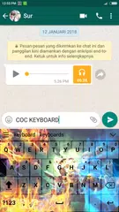 Скачать Keyboard tema COC APK