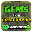 Gems for Clash Royale Prank icône