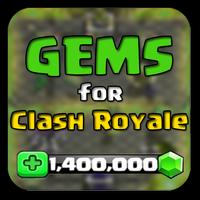 Gems for Clash Royale Prank تصوير الشاشة 1