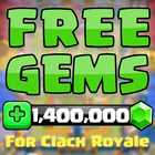 Gems for Clash Royale Prank آئیکن