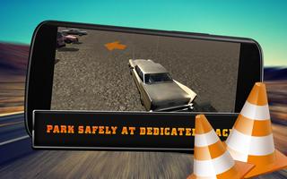 Classic Cars Parking Stunt Driving Simulator Game captura de pantalla 1