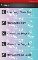 Classic Love Songs MP3 capture d'écran 2