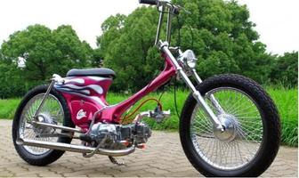 Classic motorcycle design পোস্টার