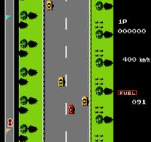 Road Fighter NES screenshot 2