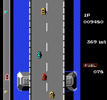 Road Fighter NES screenshot 3