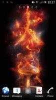 Fiery galaxy Live Wallpaper Affiche