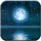 Noche la Luna Llena Wallpaper icono