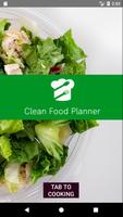 Clean Food Food Planner Affiche