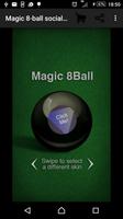 Magic 8-ball social Free Affiche