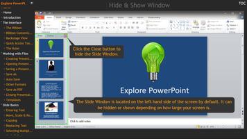 Explore PowerPoint Guide Affiche