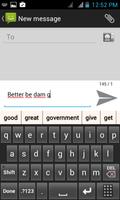 برنامه‌نما English CleverTexting IME عکس از صفحه