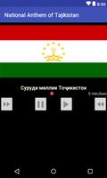 Poster National Anthem of Tajikistan