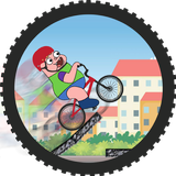 Clarence Bicycle Cartoon Game-icoon