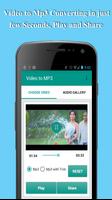 Video to Mp3 Converter :Cutter पोस्टर