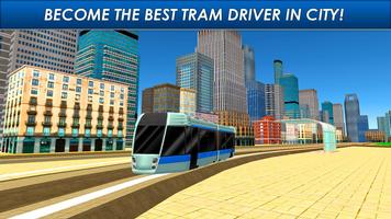 Speed Tram Driver Simulator 3D Affiche