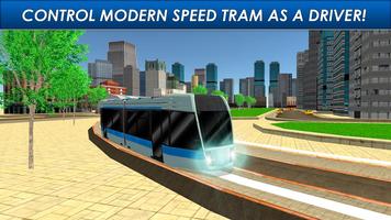 Speed Tram Driver Simulator 3D screenshot 1
