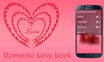 Romantic Love Lock Screen تصوير الشاشة 2