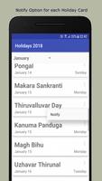 Indian Holidays 2018 screenshot 2