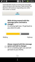 Safe Driving Text Machine Screenshot 2