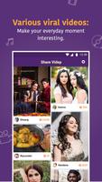 Vid status - Fun with Friends & India video & Chat تصوير الشاشة 1