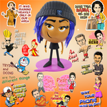 Emoji Holly Bolly Talking Stickers for Messengers