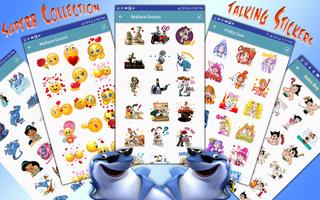 Emoji Funny HD Talking Stickers for all Messengers 스크린샷 2