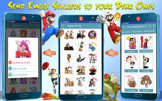 Emoji Funny HD Talking Stickers for all Messengers capture d'écran 3