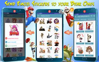 Emoji Funny HD Talking Stickers for all Messengers screenshot 3