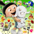 Emoji Awesome Talking Stickers for all Messengers