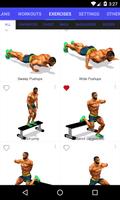 1 Schermata 3D Home Workout(pushups,squats