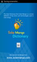 Solar Mango Dictionary Plakat