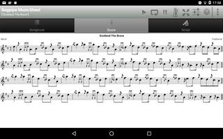 Bagpipe Musicsheet imagem de tela 2