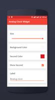 Analog clock widget ảnh chụp màn hình 2