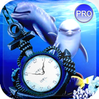 Clock Aquarium Live Wallpaper. icon