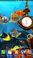 Clock Aquarium Live Wallpaper. capture d'écran 3