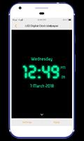 LED Digital Clock Wallpaper captura de pantalla 1