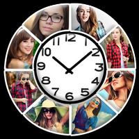 Clock Photo Collage Maker poster