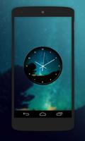 Night Clock Live Wallpaper capture d'écran 1