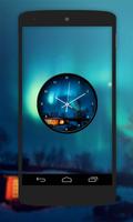 Night Clock Live Wallpaper capture d'écran 3